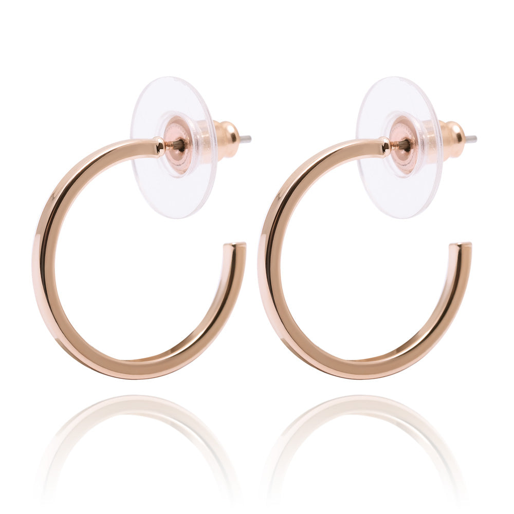 Core Earrings in Rose gold