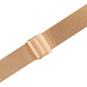 Rose gold watch band