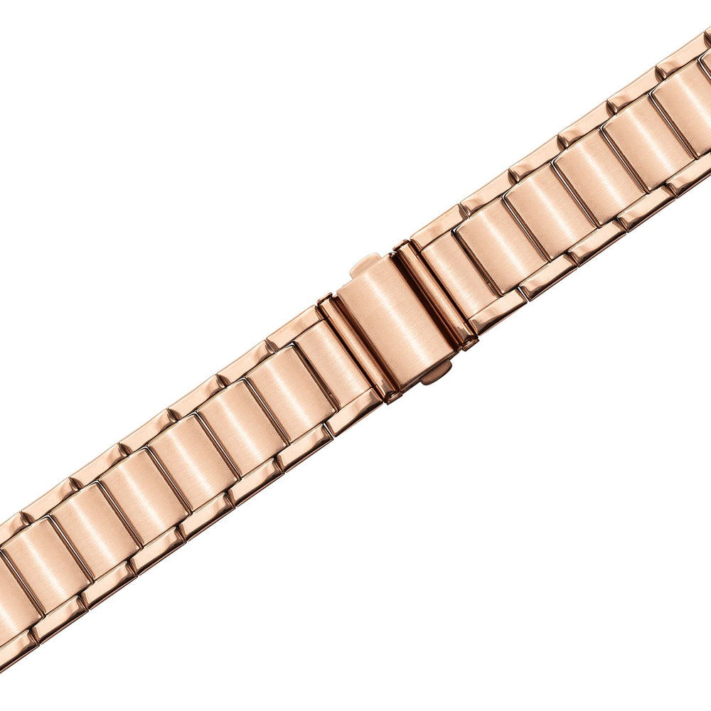 Rose gold watch band
